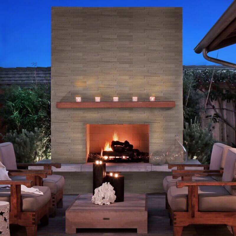 DIY Tips for Stacked Stone Fireplace