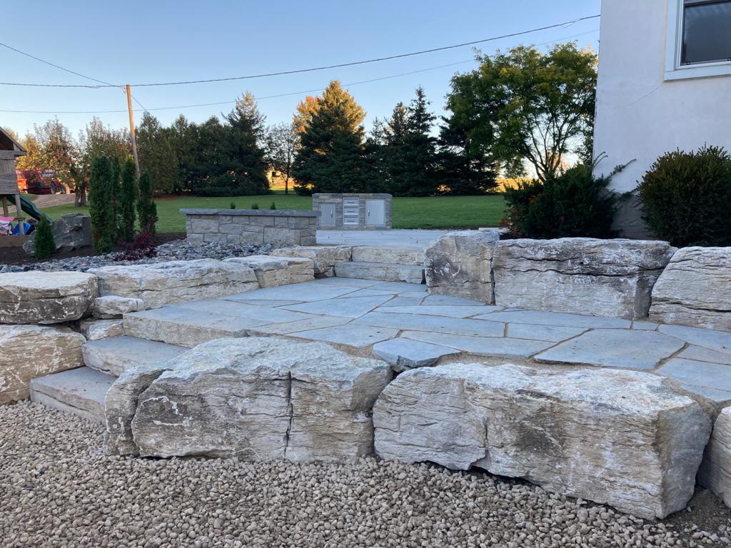 Weatheredge limestone irregular flagstone with sawn textured face — Published by Elroy Wagler on October 26, 2020 October 26, 2020