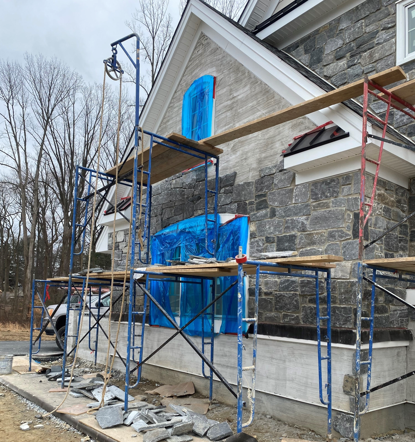 Cheltenham Blend Squares and Rectangles - Thin Stone Veneer - Flats