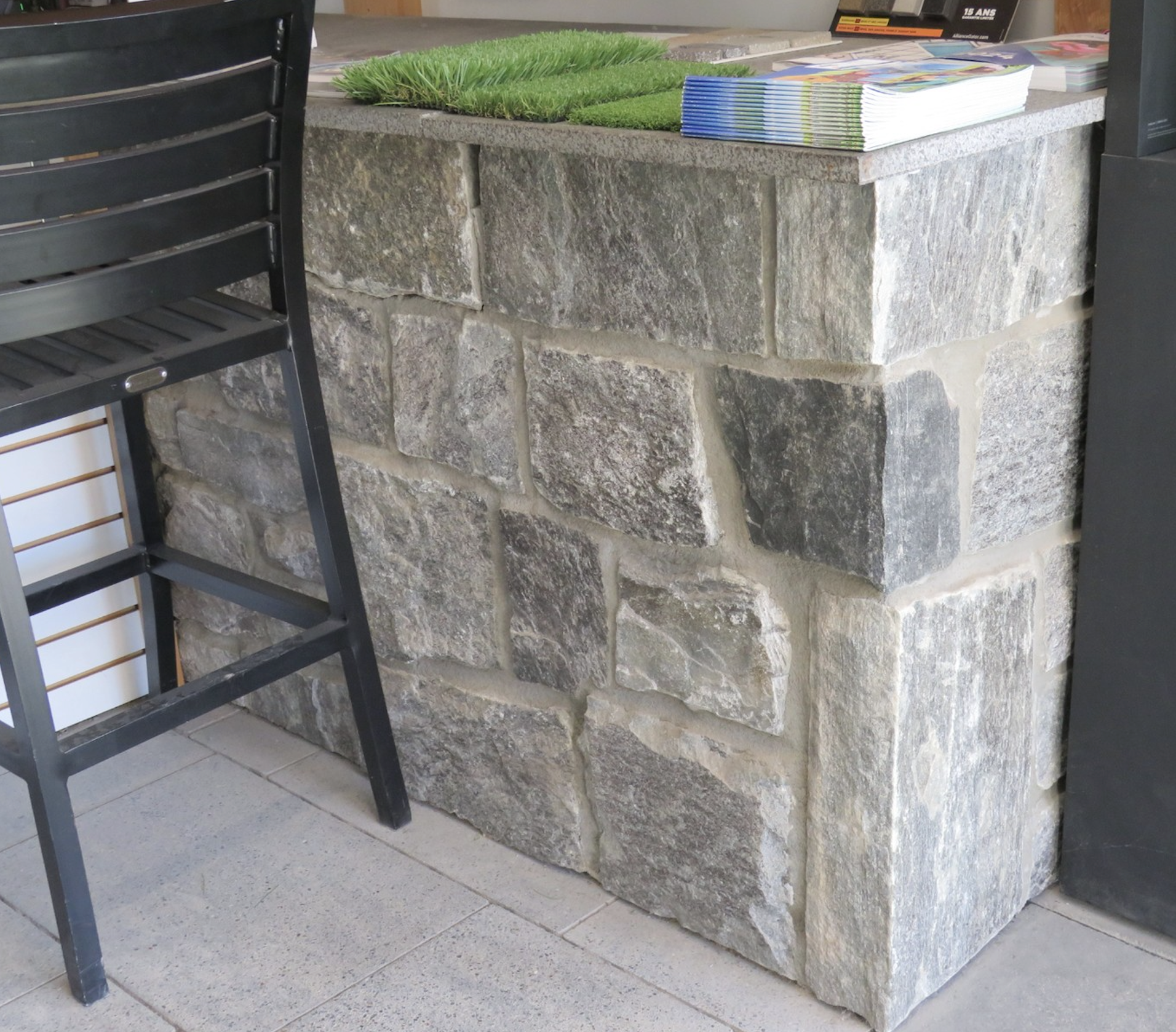 Elite Blue Granite Squared Thin Veneer - Flats