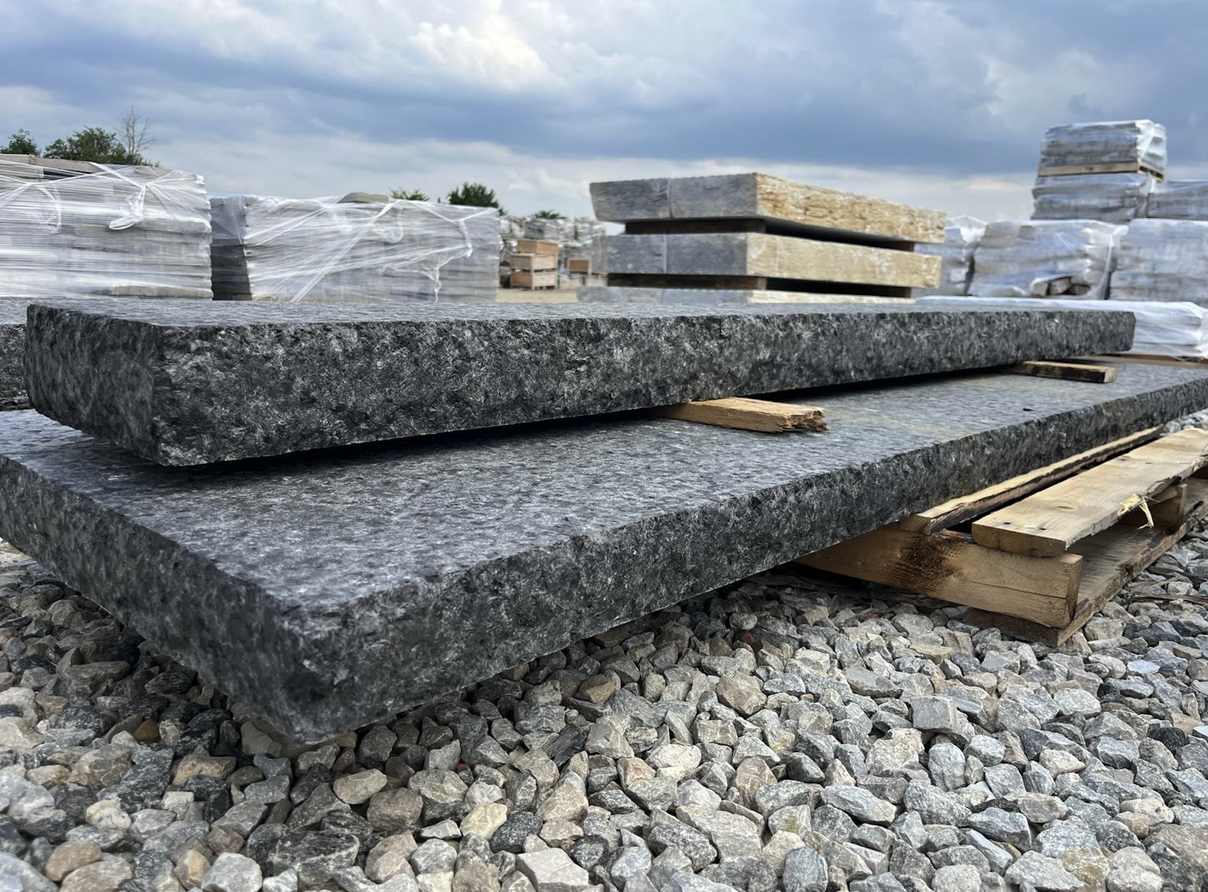 Stone Slabs - Sturgeon River Black Granite