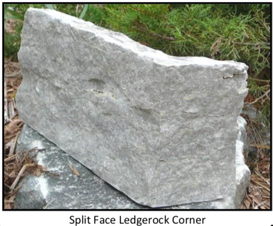 Weatheredge Limestone Ledgerock Thin Veneer - 7" Sawn Height, Random Lengths - Corners