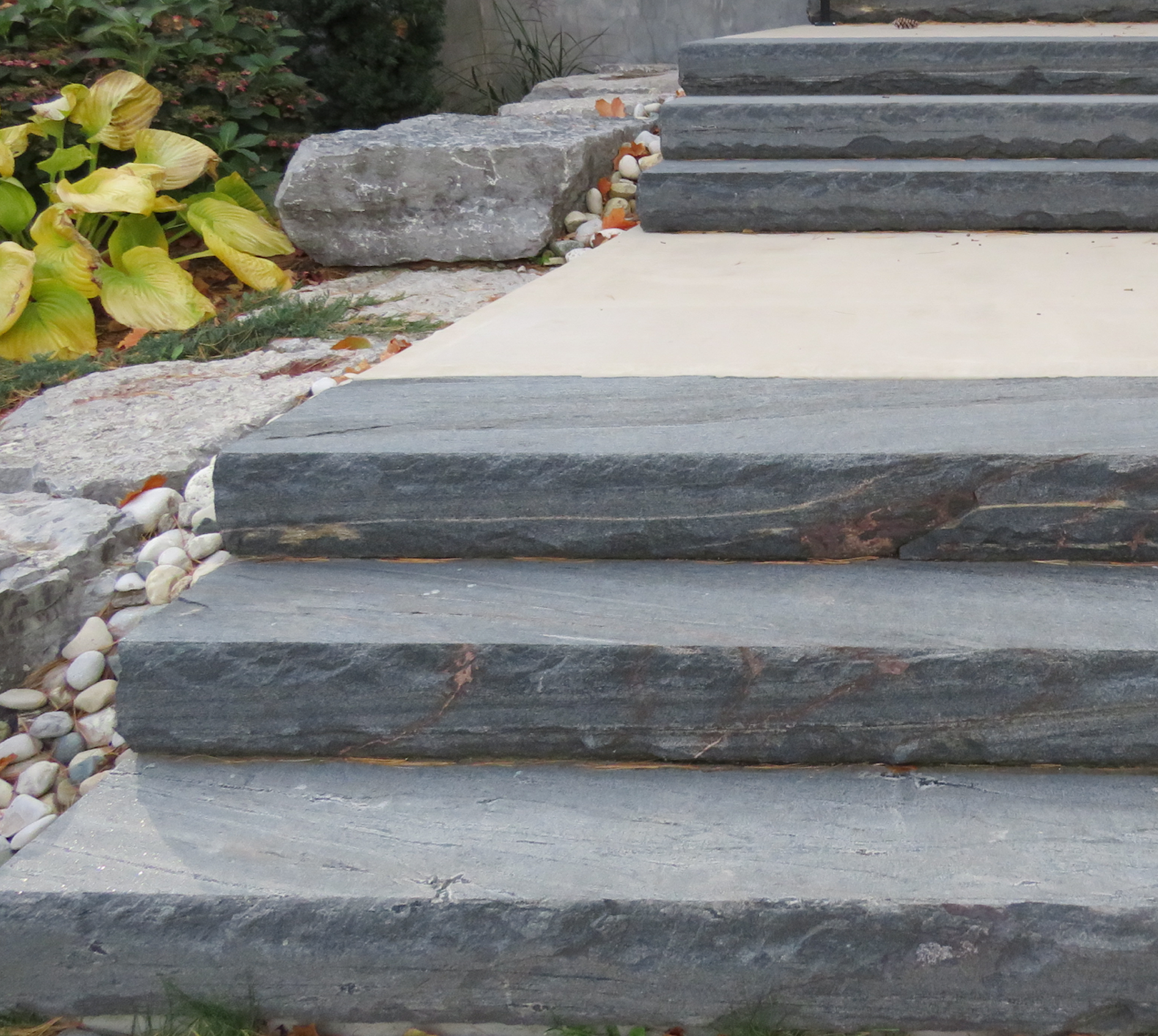 Split-Top Natural Stone Steps