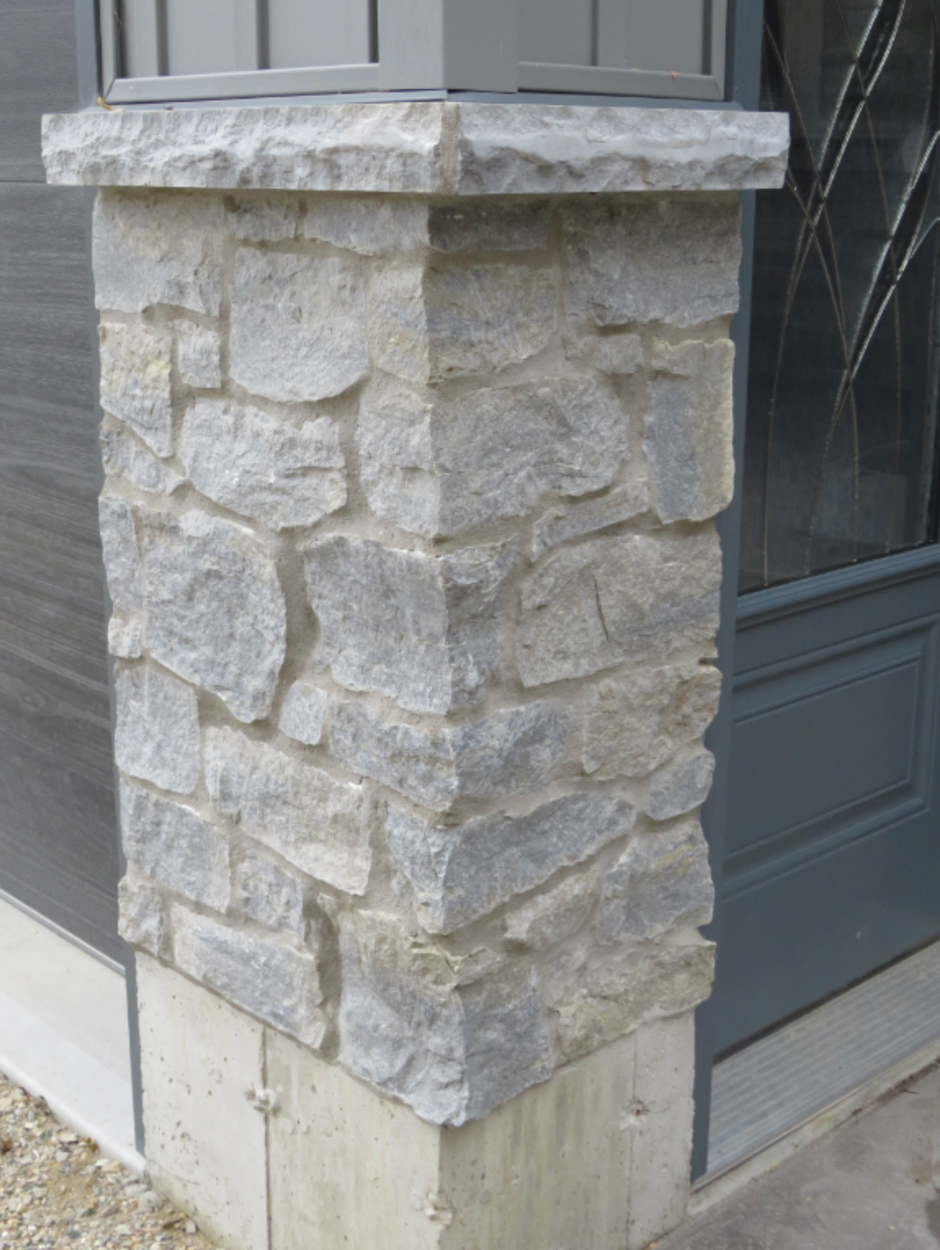 Calcaire Weatheredge Ledgerock - Pierre de construction à lit complet