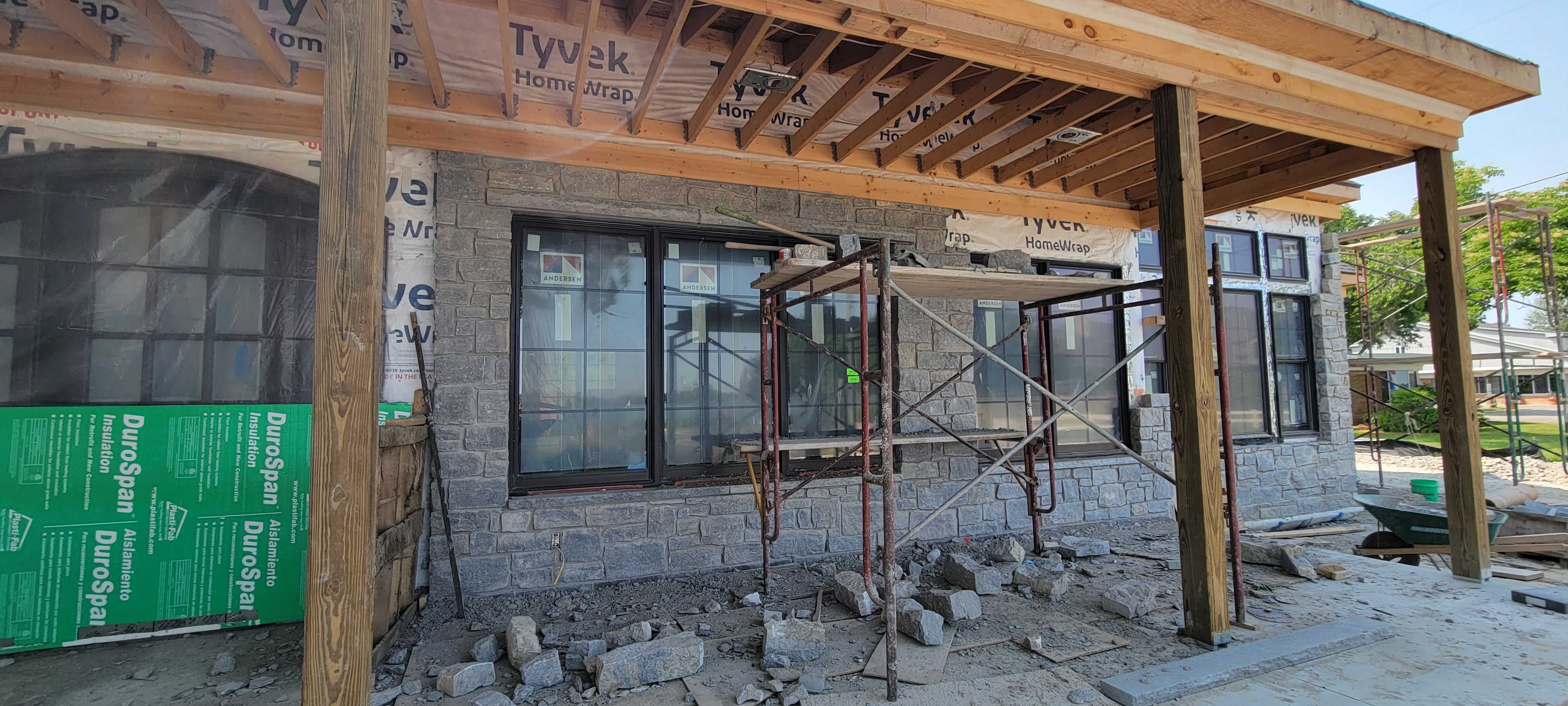 Calcaire Weatheredge Ledgerock - Pierre de construction à lit complet