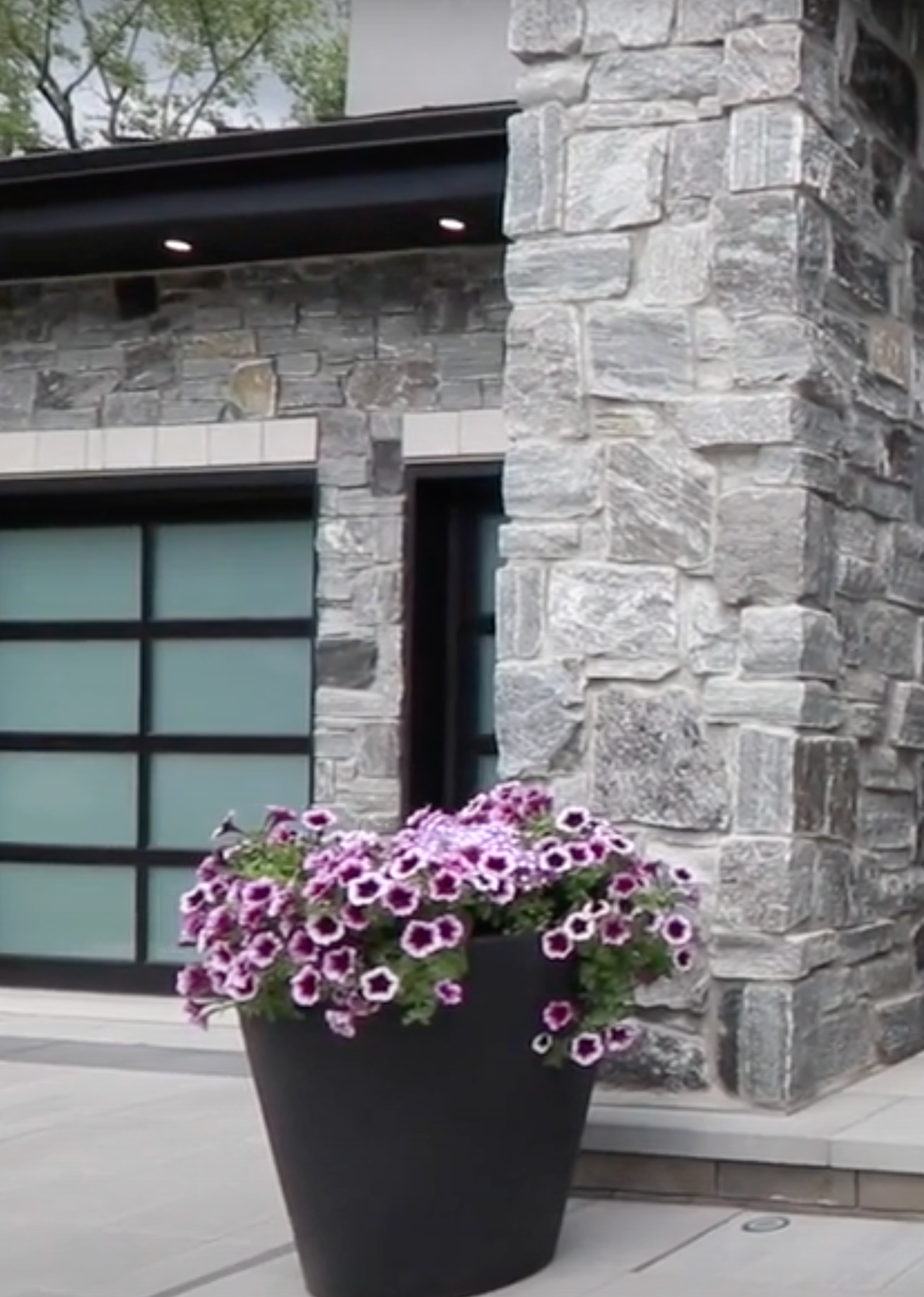 Elite Blue Granite Squared Thin Veneer - Corners