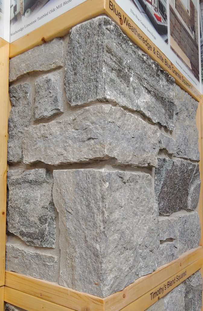 Blue Weatheredge & Elite Blue Granite Squared & Ledgerock Blend - Flats