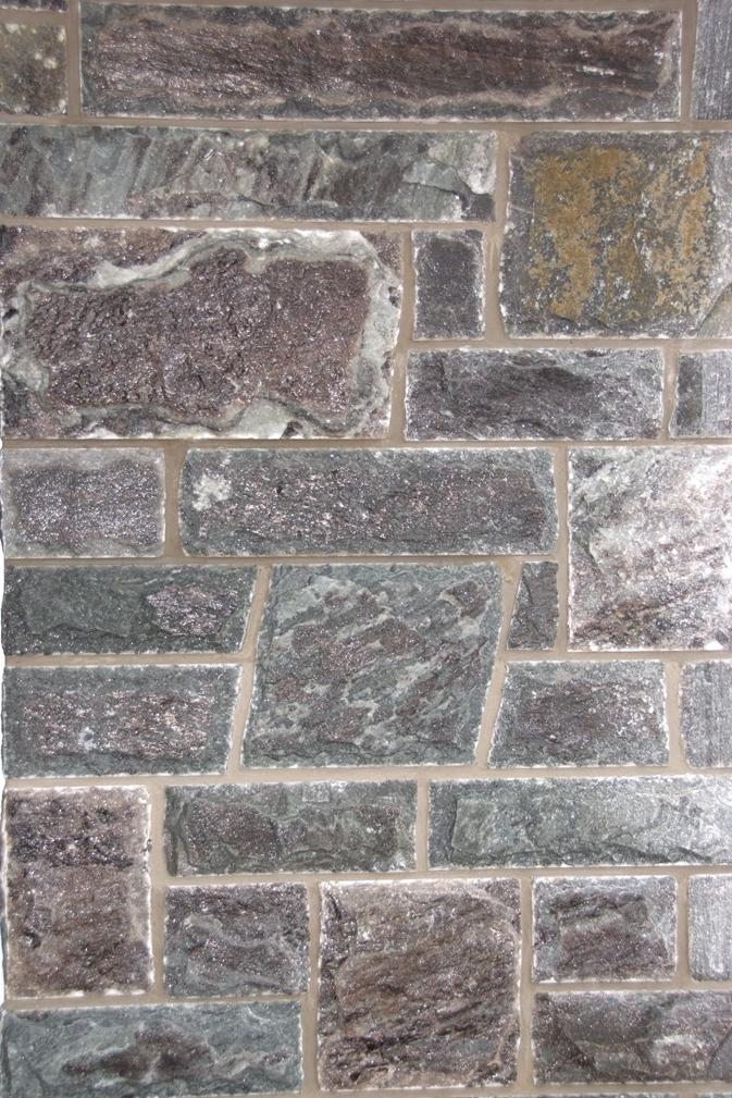 Granito azul Elite (50 % de 5" de altura, 50 % de 6" de altura) - Chapa fina - Pisos