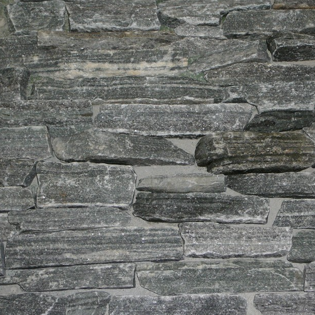 Elite Blue Granite Thin Veneer - Rustic Low Rise Ledgerock - Flats