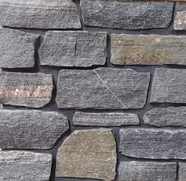 Piedra de granito negro Elite con guillotina Ledgerock: piedra de construcción para cama de matrimonio