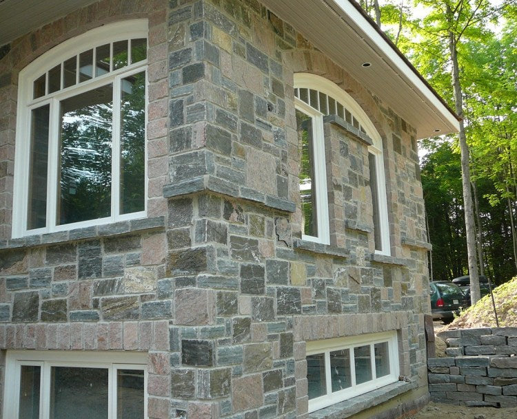 Elite Blue & Colonial Classic Granite Blend - Squared & Ledgerock - Flats