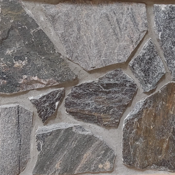 Elite Blue Granite & Colonial Classic Granite - Random - Thin Veneer - Corners