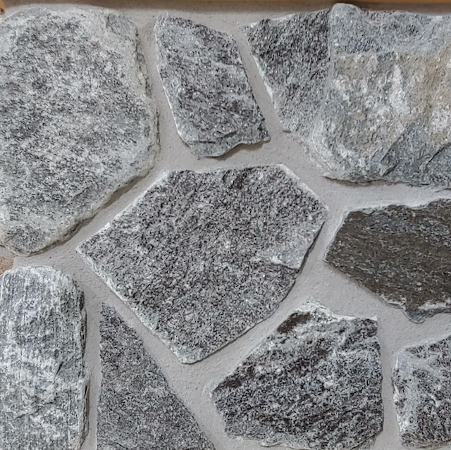 Elite Blue Granite Random Thin Veneer - Tumbled Mixed with Non-Tumbled - Corners