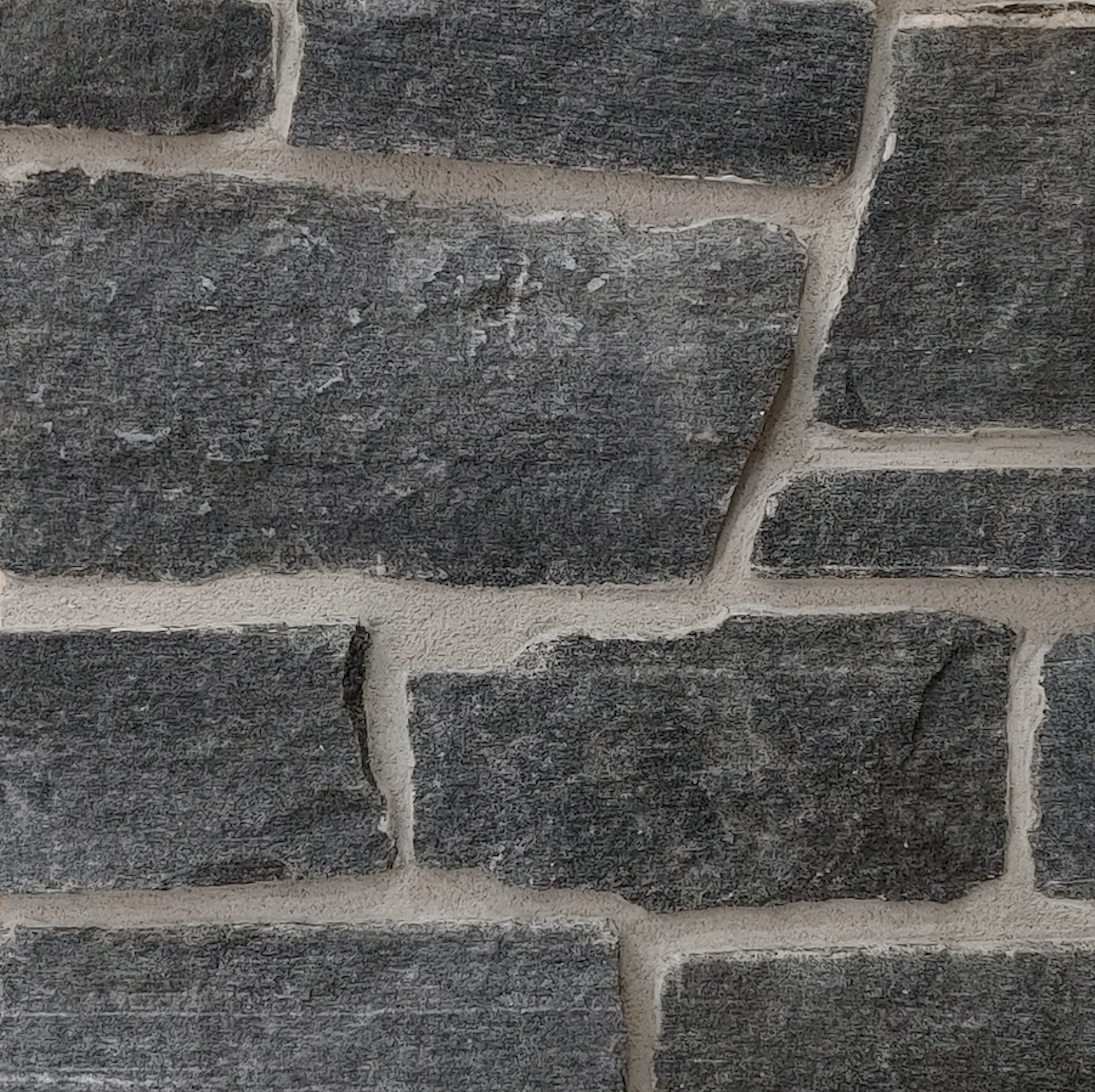 Midnight Black Ledgerock - Thin Stone Veneer - Flats