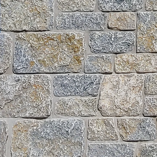 Weatheredge Limestone Bed Face - Thin Veneer - Split Face Sawn Height Tumbled - Flats