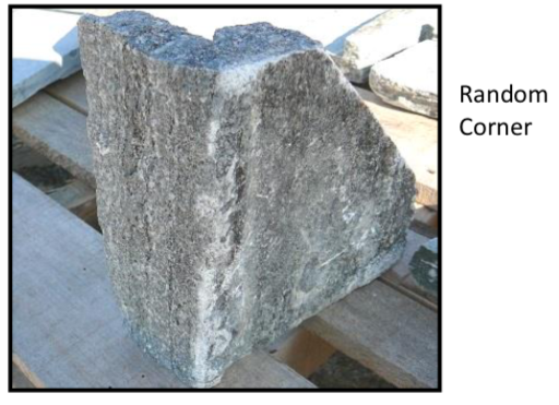 Elite Blue Granite & Colonial Classic Granite - Random - Thin Veneer - Corners