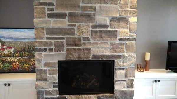 Limestone Blend #19 Ledgerock Thin Veneer Natural Stone - Flats