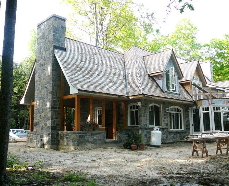 Elite Blue & Colonial Classic Granite Blend - Squared & Ledgerock - Flats
