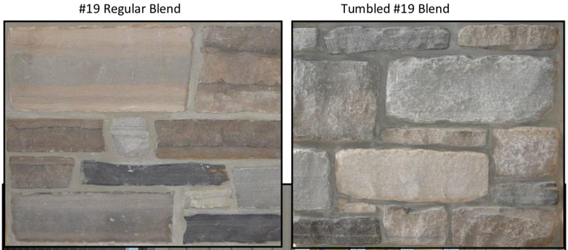 Limestone Blend #19 Ledgerock - Tumbled - Full Bed Building Stone