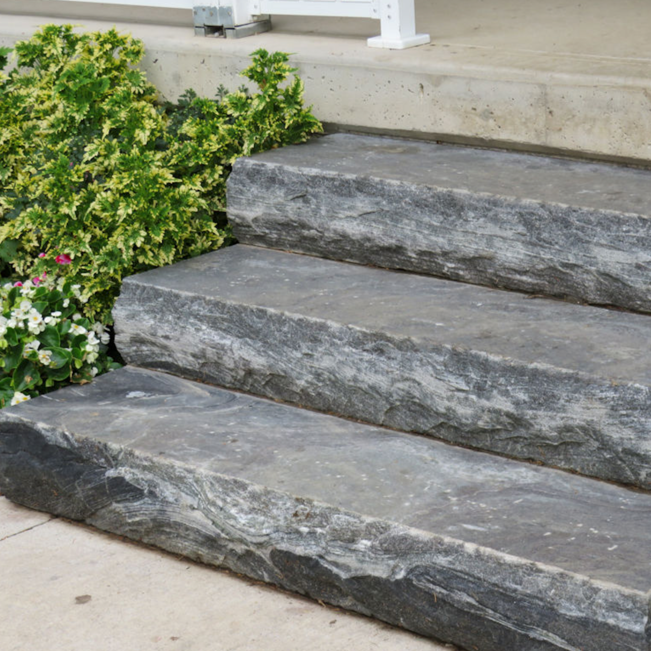 Natural Stone Steps - Elite Blue Granite