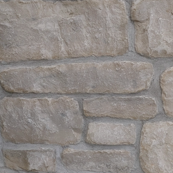 Guelph Buff Tan Limestone - Tumbled Thin Veneer - Flats