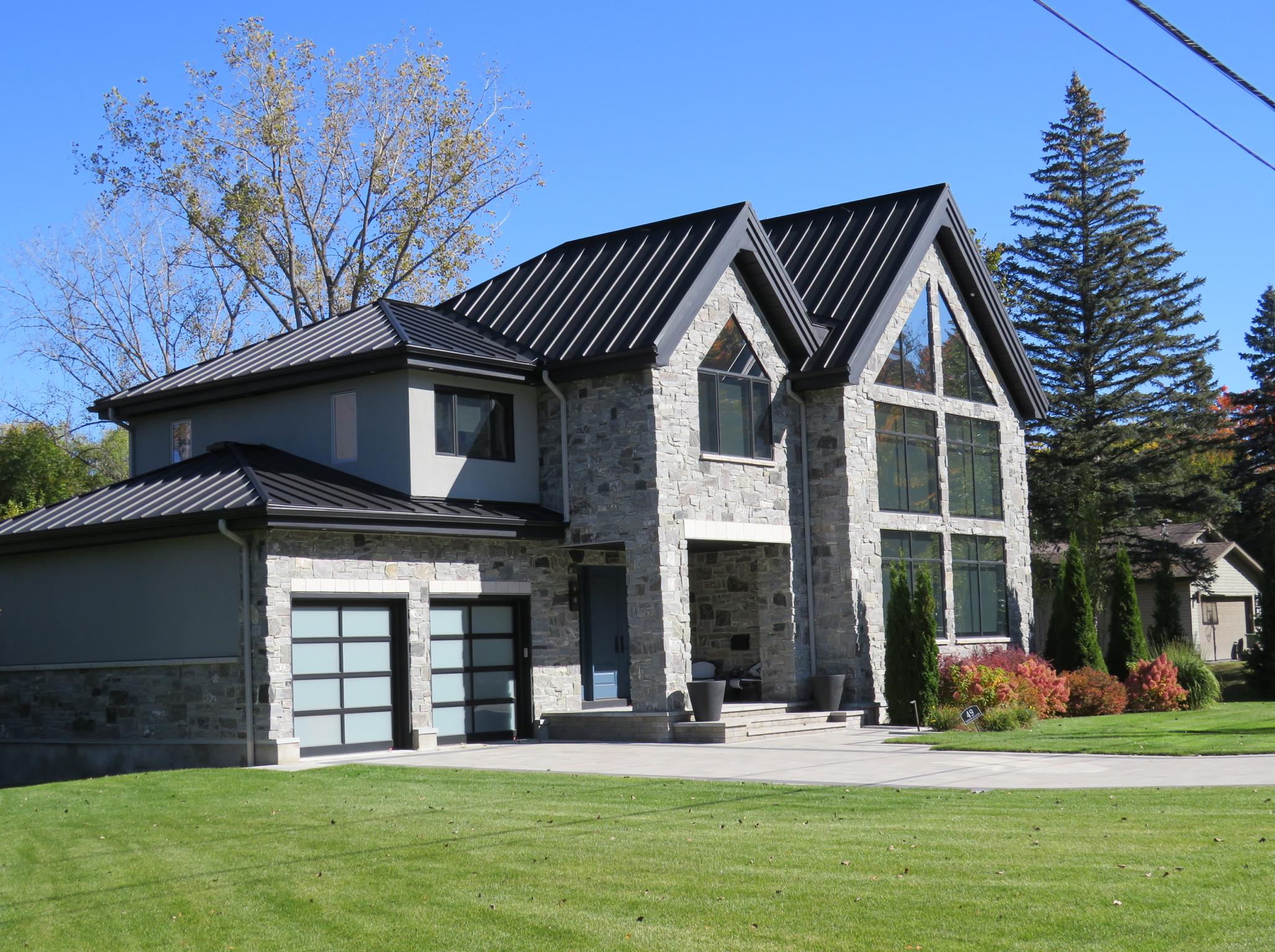 Elite Blue Granite Squared Thin Veneer - Flats