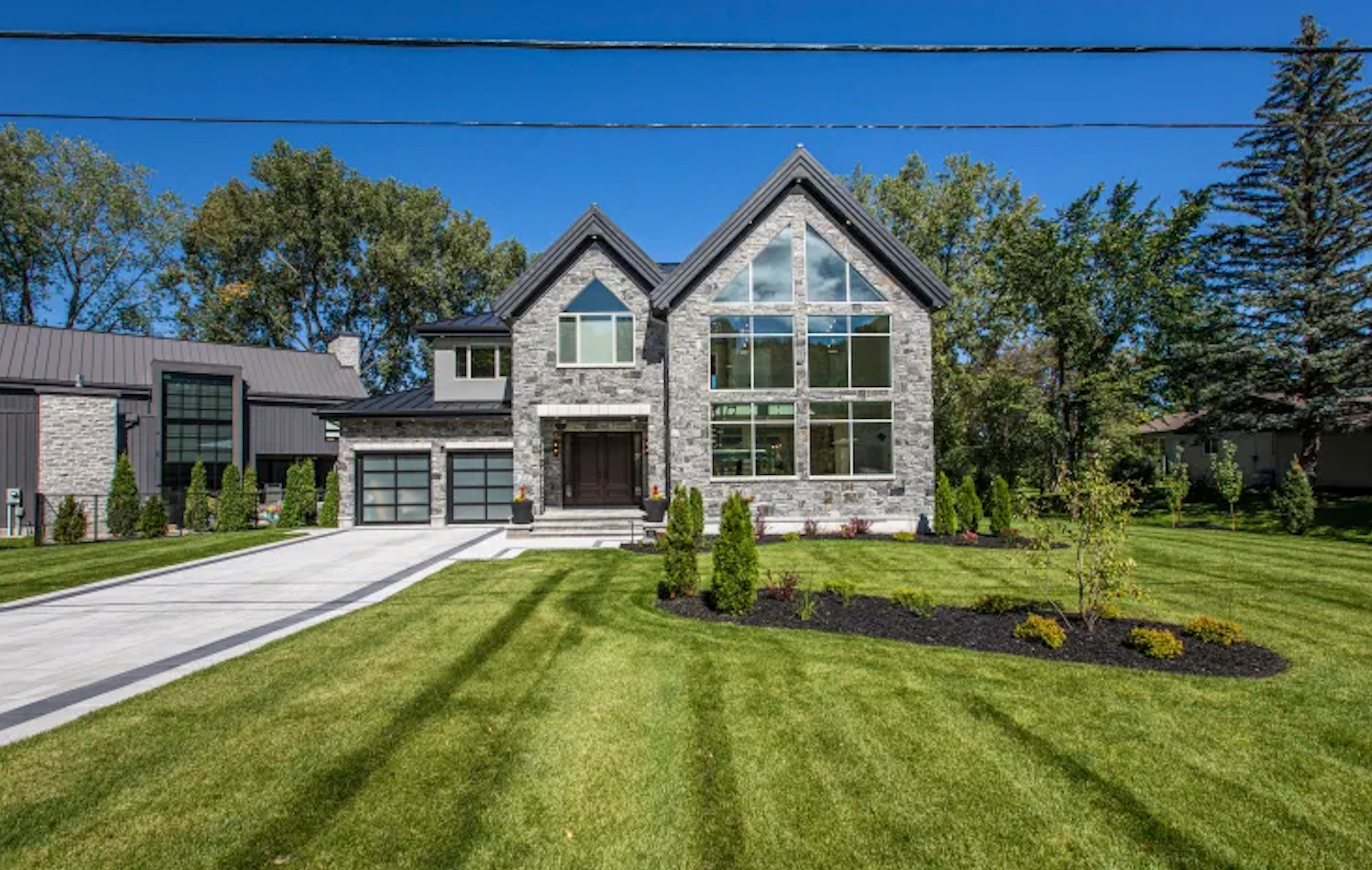 Elite Blue Granite Squared Thin Veneer - Corners