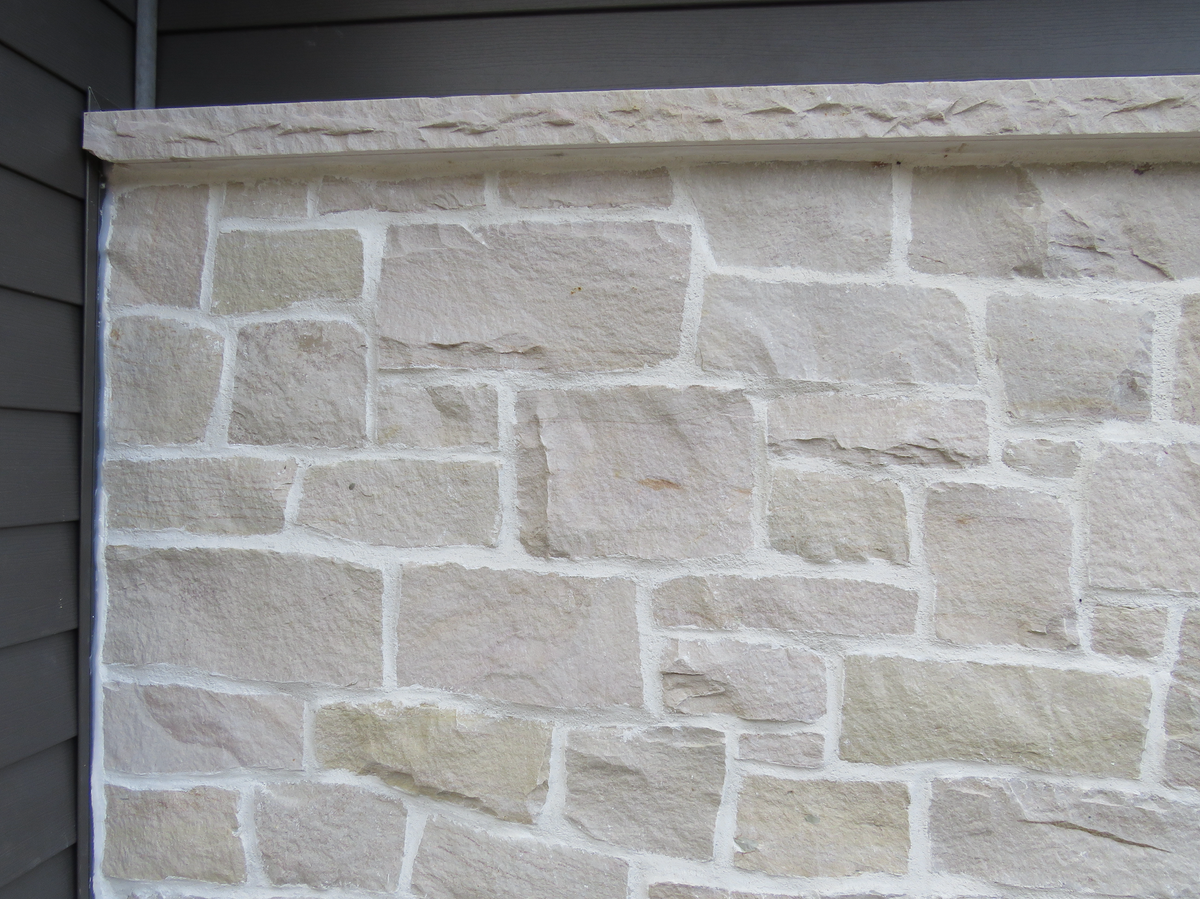 White Sandstone - Guillotined Squares & Recs - Thin Stone Veneer - Fla