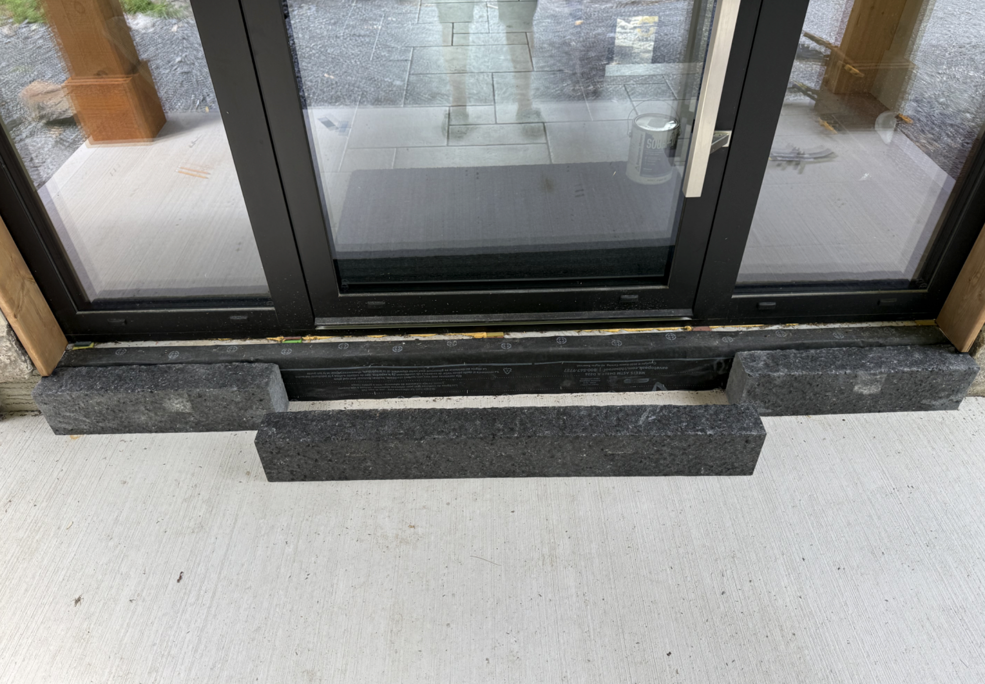 2-1/4x6 Window Sill Stone with Rock Face & Drip Cut - Available in Weatheredge Limestone, Elite Blue Granite, or Elite Black Granite