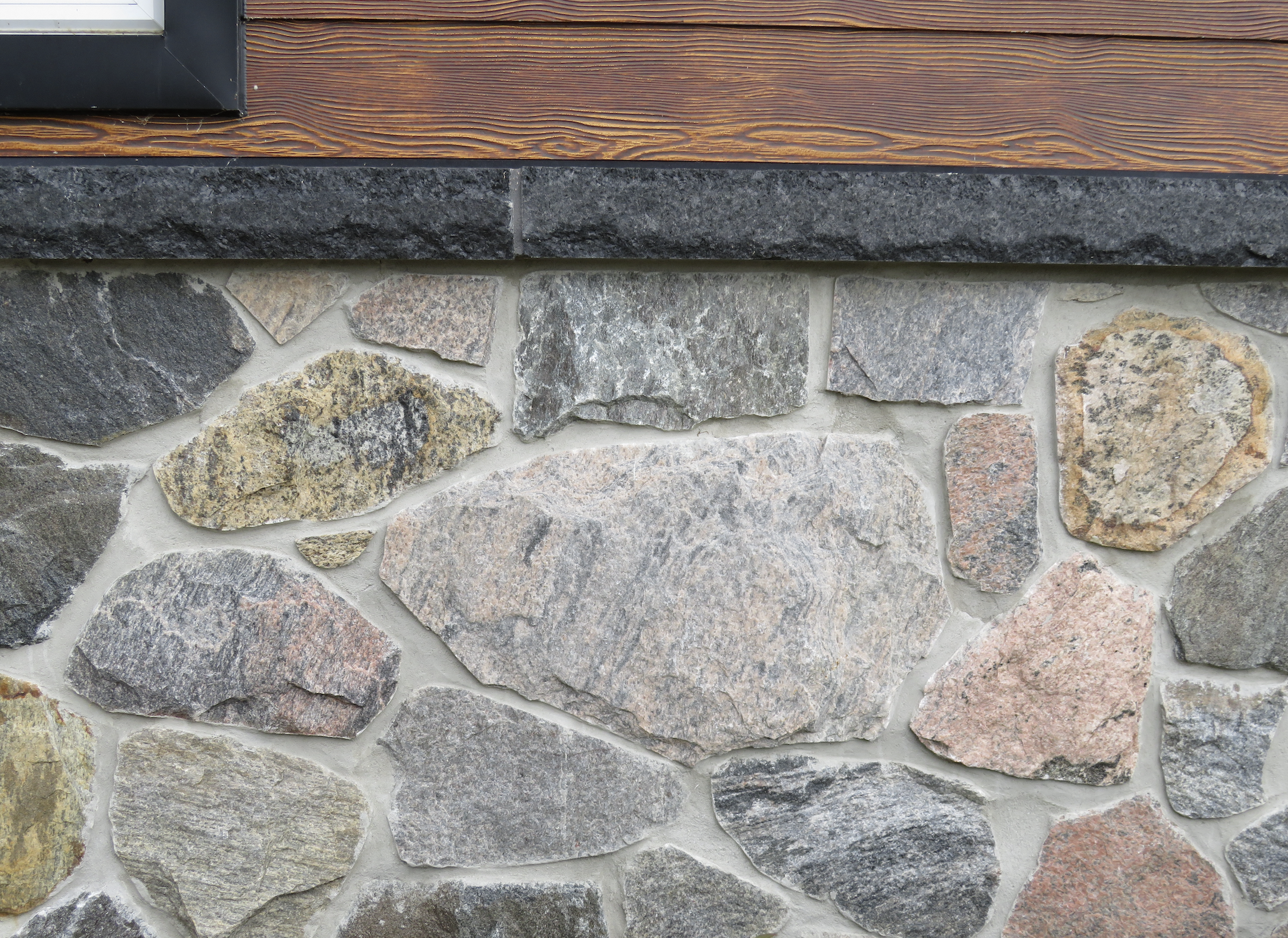 4x10 Window Sill Stone with Rock Face & Drip Cut - Available in Weatheredge Limestone, Elite Blue Granite, or Elite Black Granite