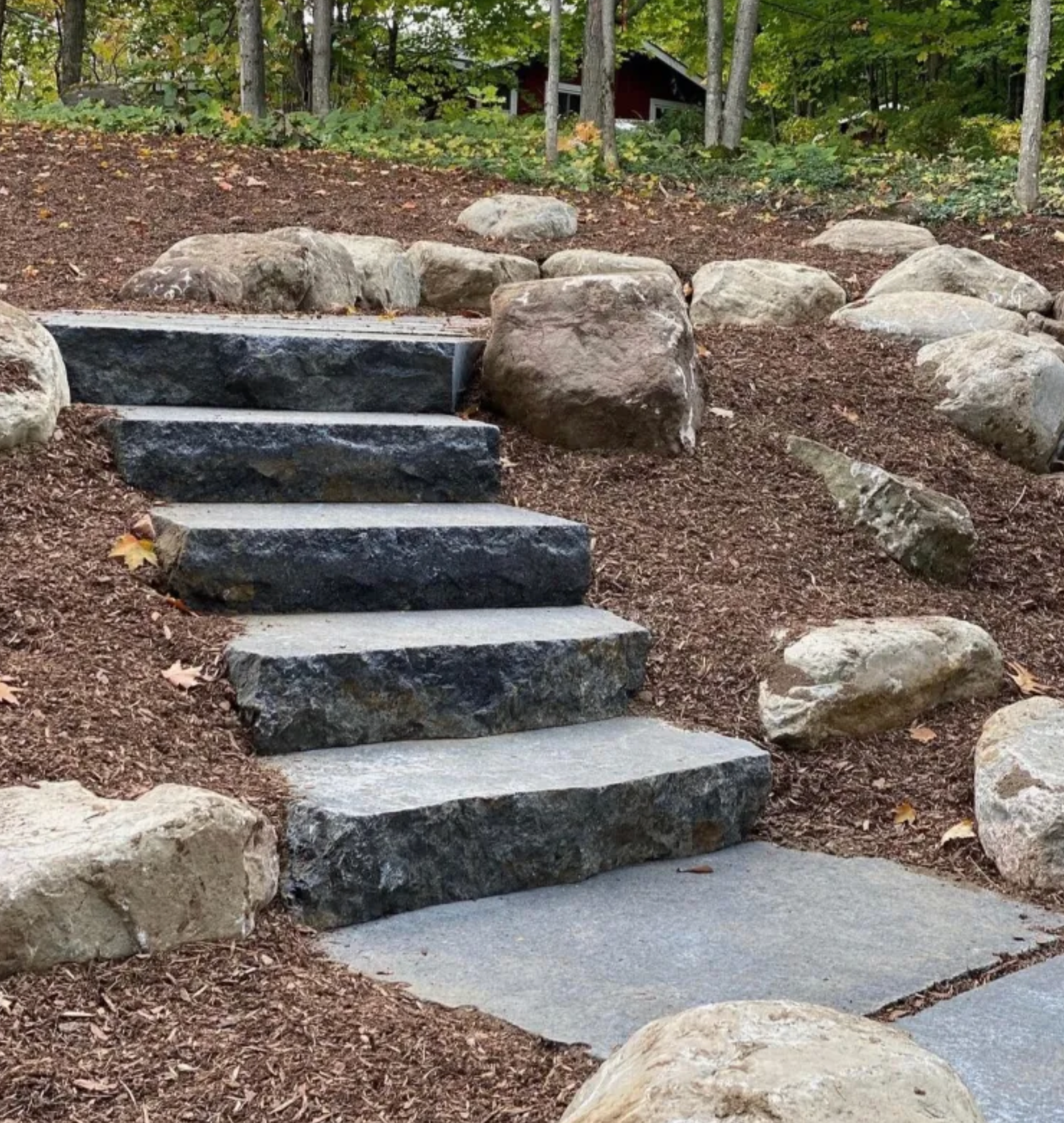 Stone Slabs - Sturgeon River Black Granite