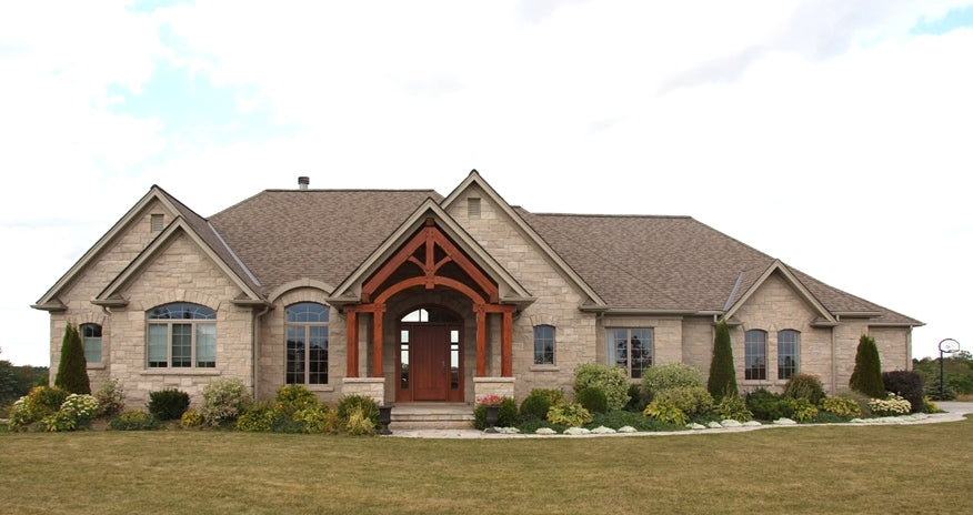 Brown Limestone Ledgerock Thin Veneer - Corners