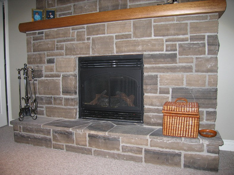 Brown Limestone Ledgerock Thin Veneer - Flats