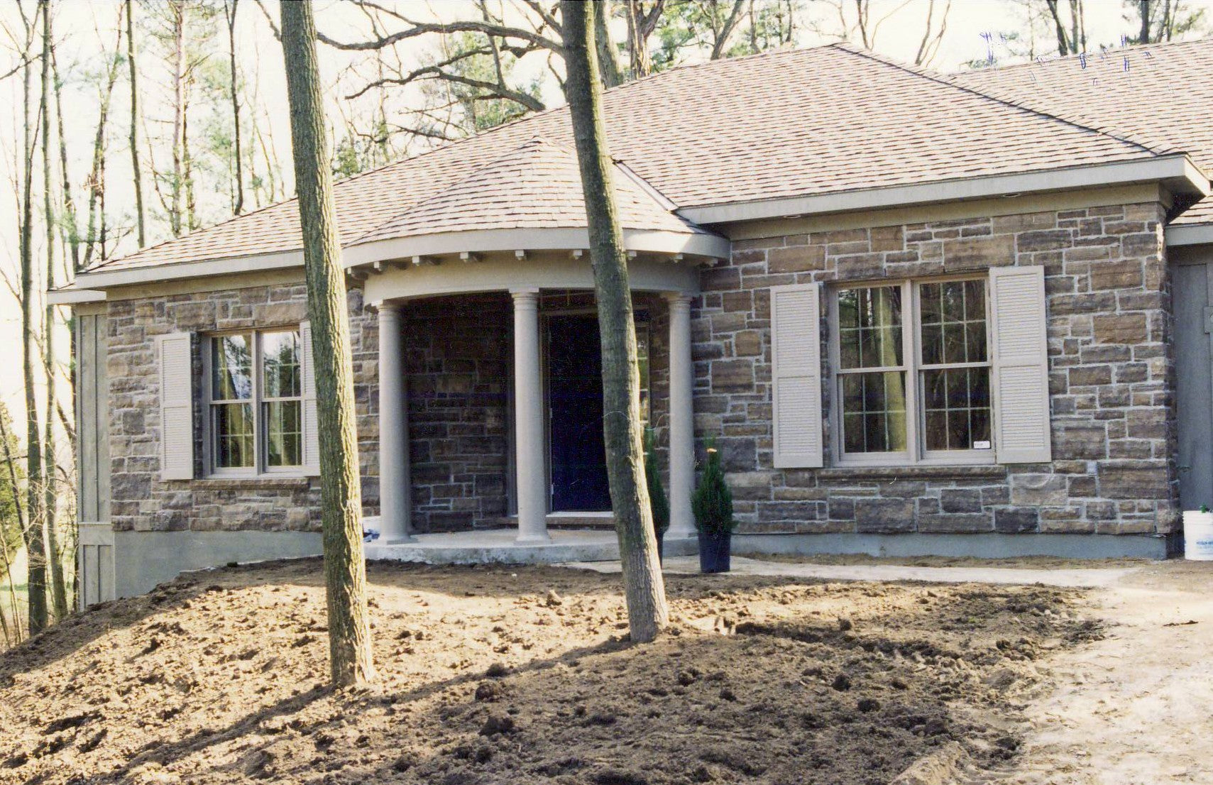 Brown Limestone Ledgerock Thin Veneer - Flats