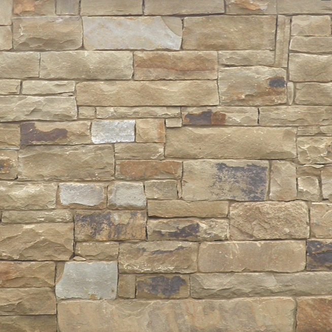 Earthtone Sandstone Thin Veneer - Georgetown Wheat with Brown Blend - Corners