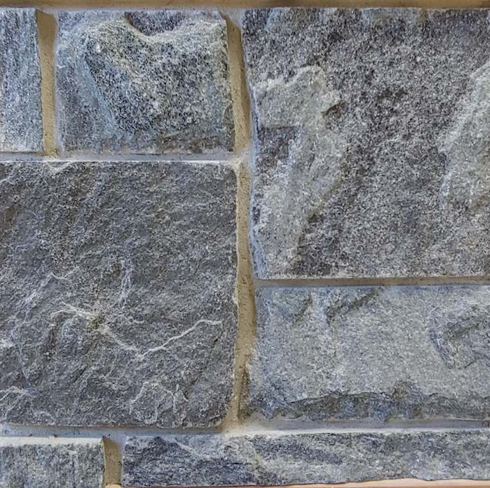 Elite Blue Granite Northern Collection (5", 6", 11 1/2") - Split Face Bed - Full Bed Building Stone
