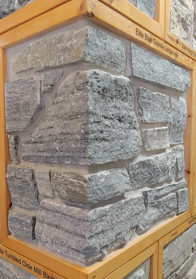 Elite Blue Granite Ledgerock Thin Veneer - Flats