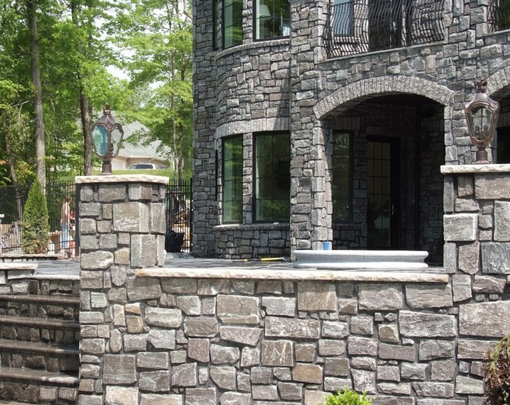 Elite Blue Granite Squared Thin Veneer - naturalstoneandbrickdepot-com