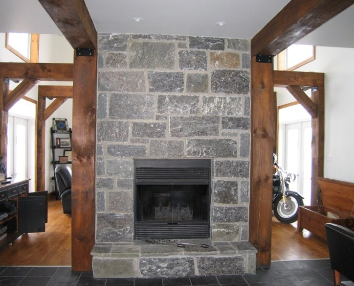 Elite Blue Granite Squared Tumbled Thin Veneer - naturalstoneandbrickdepot-com