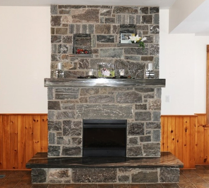 Elite Blue Granite Squared Tumbled Thin Veneer - naturalstoneandbrickdepot-com