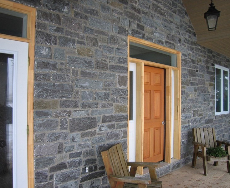 Elite Blue Granite Squared Tumbled Thin Veneer - naturalstoneandbrickdepot-com