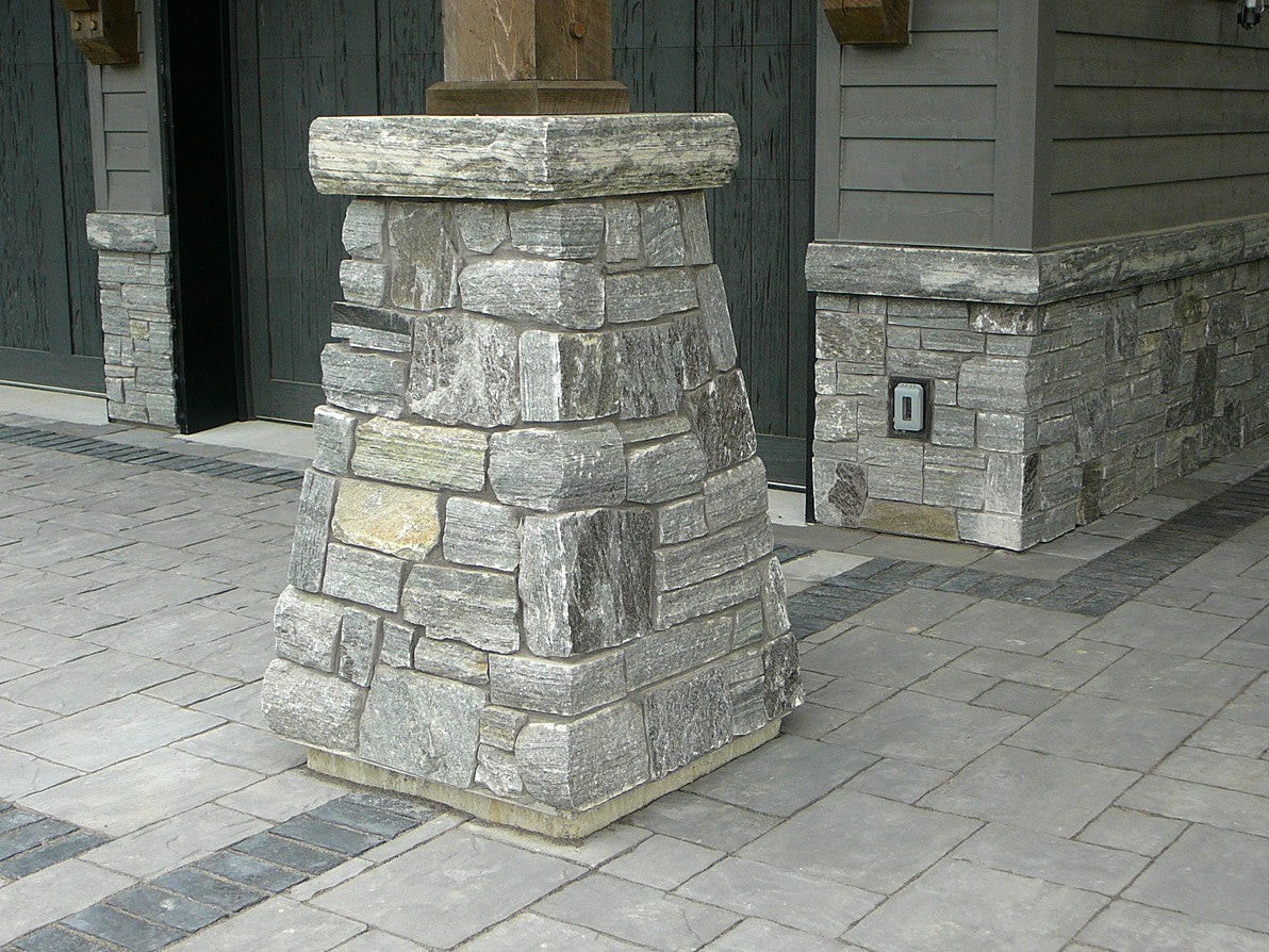 Elite Blue Granite Thin Veneer - Mountain Blend (Ledgerock & Squared) - Flats