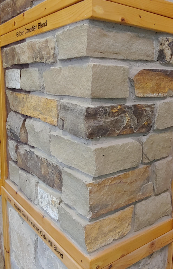 Golden Canadian Blend - Earth Tone Thin Veneer - Corners