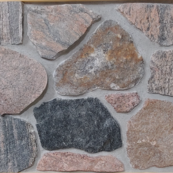 Granite Split Fieldstone Thin Veneer - Random - Flats