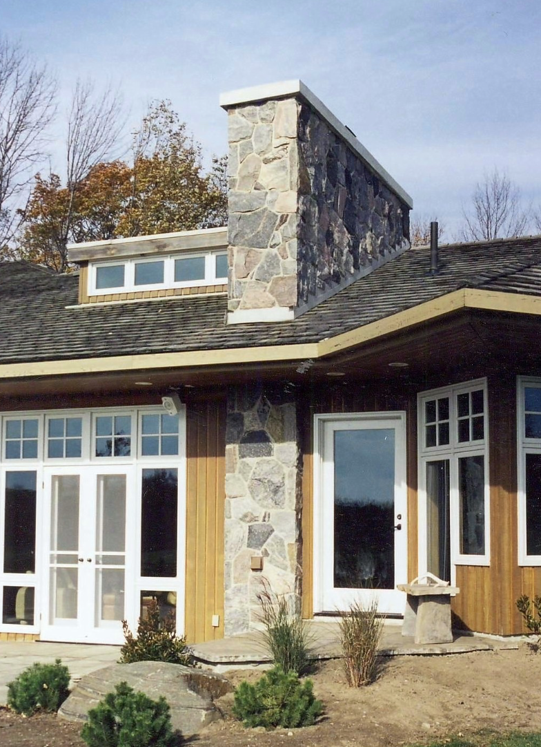 Granite Split Fieldstone Thin Veneer - Random - Flats