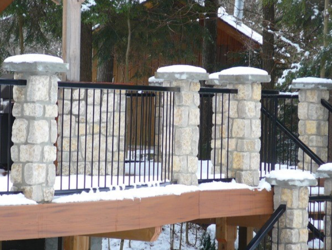 Harvest Gold Limestone - Tumbled Squared Thin Veneer - Flats