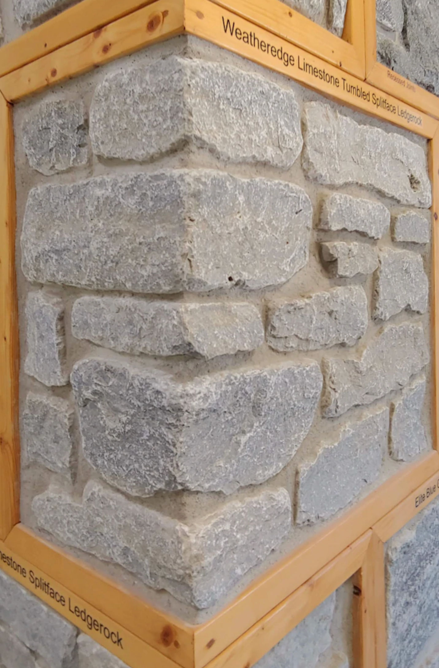 Weatheredge Limestone Ledgerock Thin Veneer - Tumbled - Flats