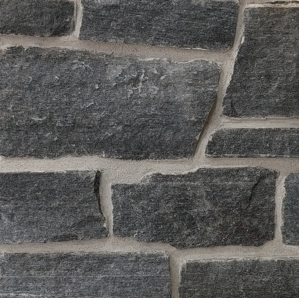 Midnight Limestone Rocks Midnight Black Ledgerock - Thin Stone Veneer - Corners – Natural Brick ...