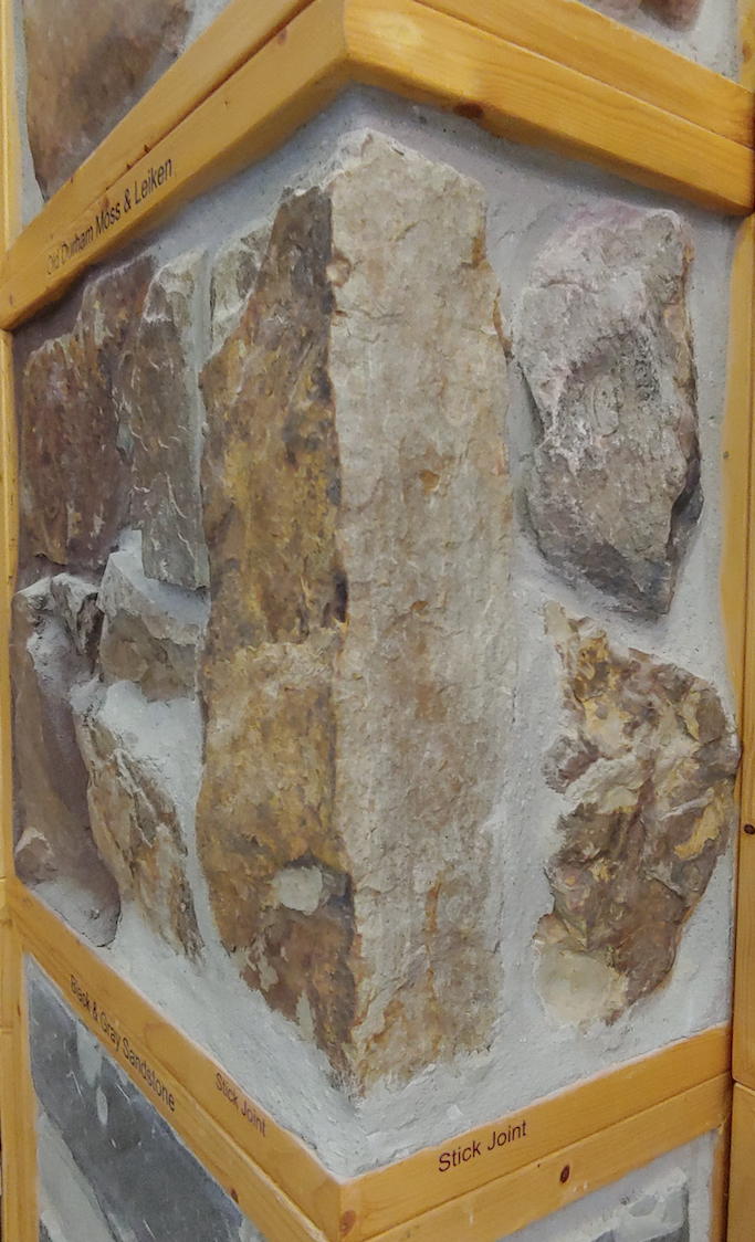 Earth Tone Sandstone Thin Veneer - Old Durham Moss & Leiken - Flats