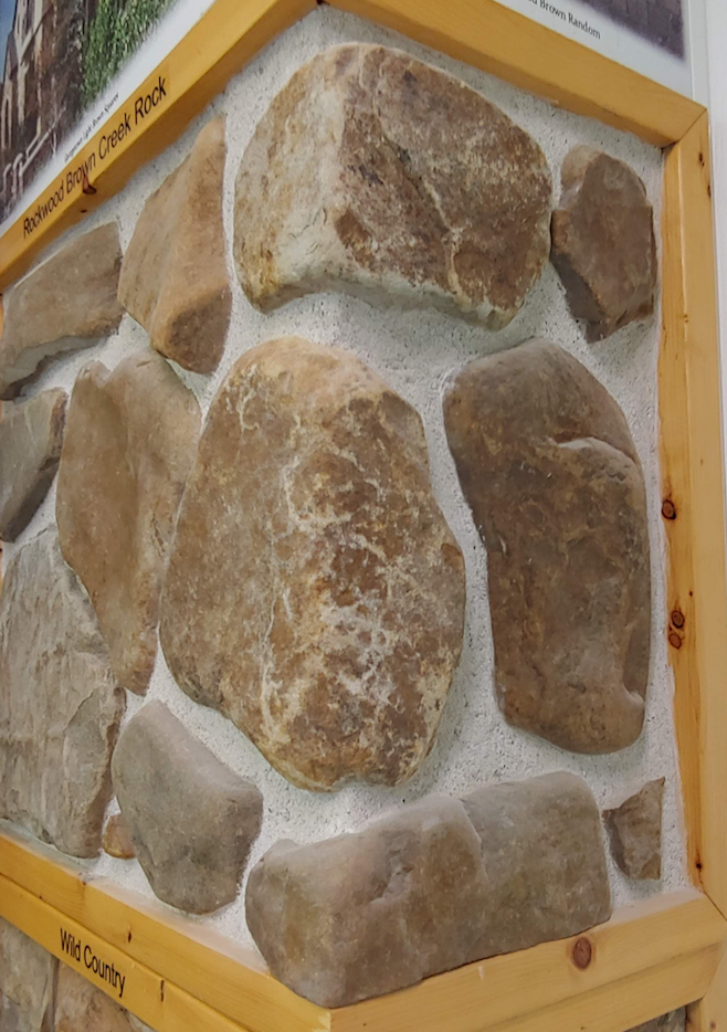 Rockwood Brown Creek Rock - Earth Tone Thin Veneer - Flats